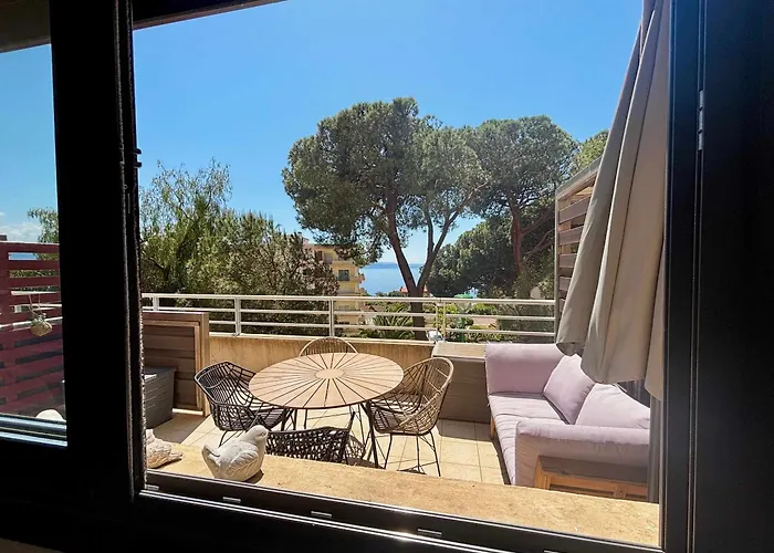 Casamea - Vue Mer, Terrasse, 5 Min Plage, Clim Apartment *