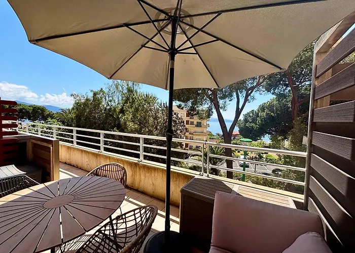 Casamea - Vue Mer, Terrasse, 5 Min Plage, Clim Ajaccio (Corsica)