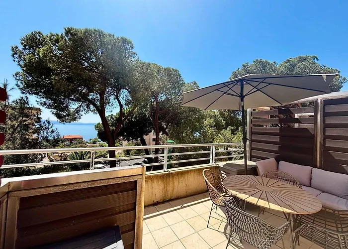 Casamea - Vue Mer, Terrasse, 5 Min Plage, Clim Apartment